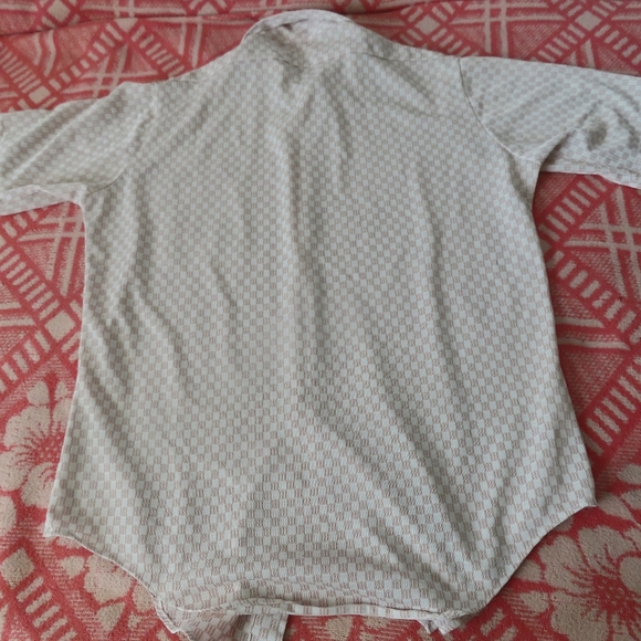 JC Penney Towncraft Shirt Penn Prest Button Up Short Sleeve Men’s Vintage 16 - Picture 5 of 7